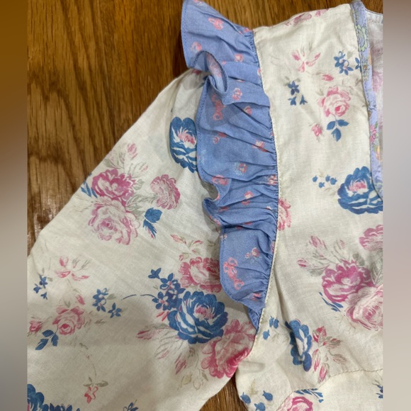 LoveShackFancy lyna White and Blue Dress - Picture 3 of 9